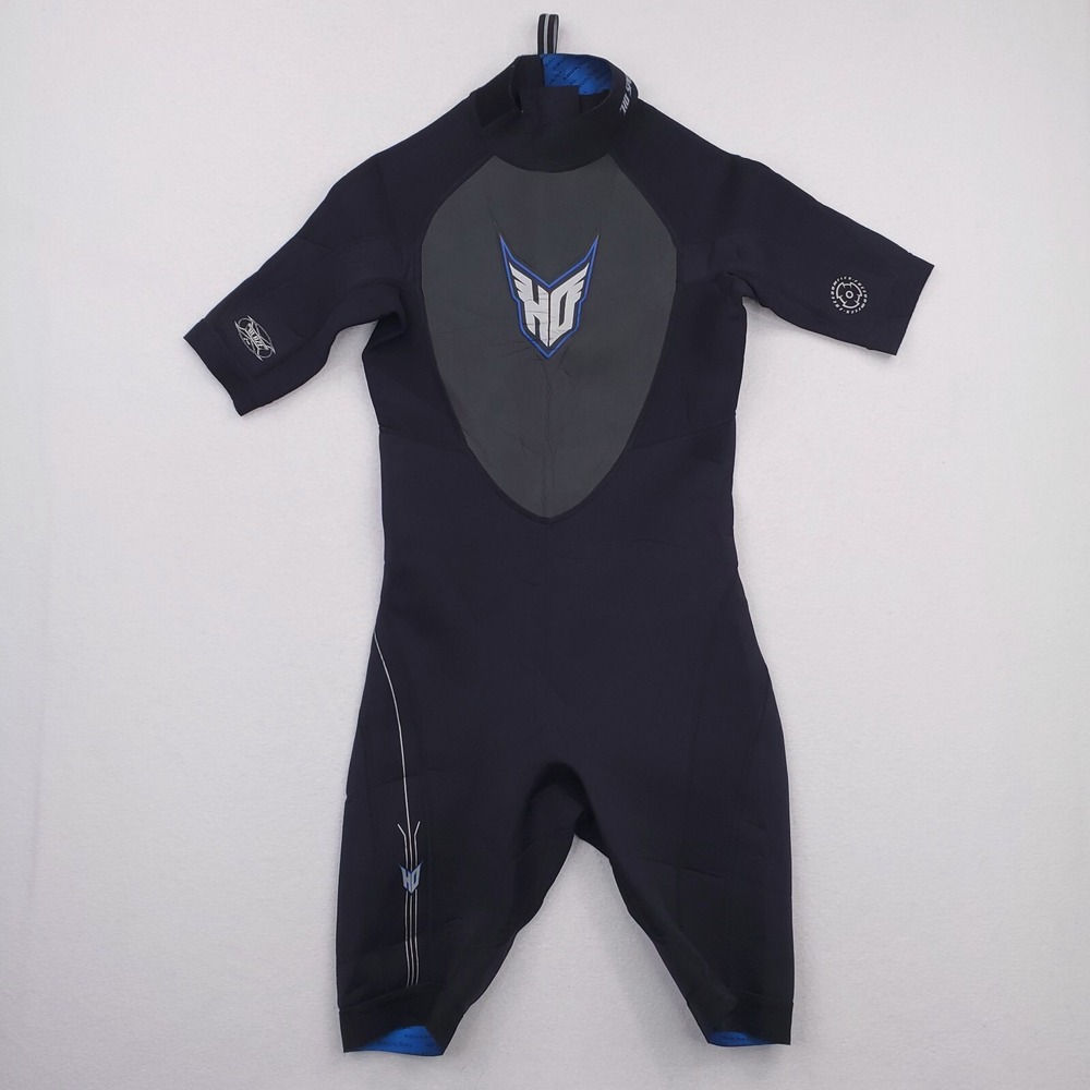 HO Sports Wetsuit Mens Medium Black Freedom Flex Blaze 2MM Neoprene Rash Guard